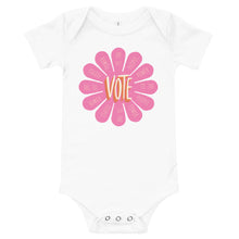 Load image into Gallery viewer, Flower Power Baby One Piece by Teresa Villegas