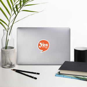 Yes We Kam! Sticker #1 by Teresa Villegas