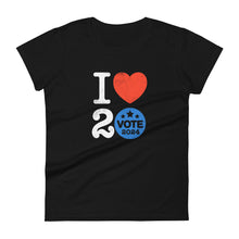 Load image into Gallery viewer, I ♥ 2 Vote 2024 Women&#39;s T-Shirt by Melanie Green