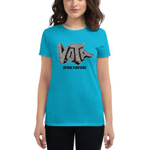 Load image into Gallery viewer, Vota Por Favor Women&#39;s T-Shirt by Man One