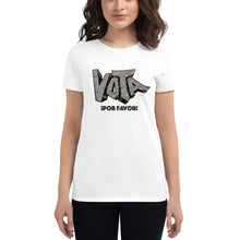 Load image into Gallery viewer, Vota Por Favor Women&#39;s T-Shirt by Man One