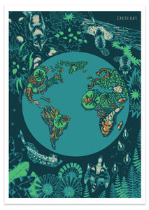Earth Day Limited Edition Fine Art Print by Alex! Jimenez