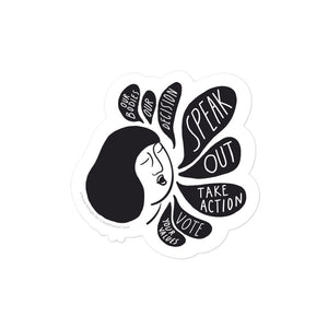 Speak Out Stickers by Teresa Villegas
