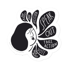 Load image into Gallery viewer, Speak Out Stickers by Teresa Villegas