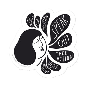 Speak Out Stickers by Teresa Villegas