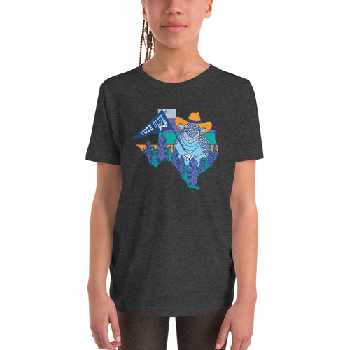 Vote Blue Y'all! Youth T-Shirt by Gaby Fleming