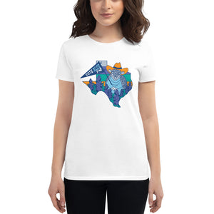 Vote Blue Y'all! Women's T-Shirt by Gaby Fleming