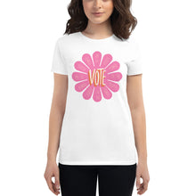 Load image into Gallery viewer, Flower Power Women&#39;s T-Shirt by Teresa Villegas