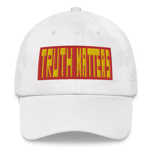 Truth Matters Dad Hat by Juliette Bellocq
