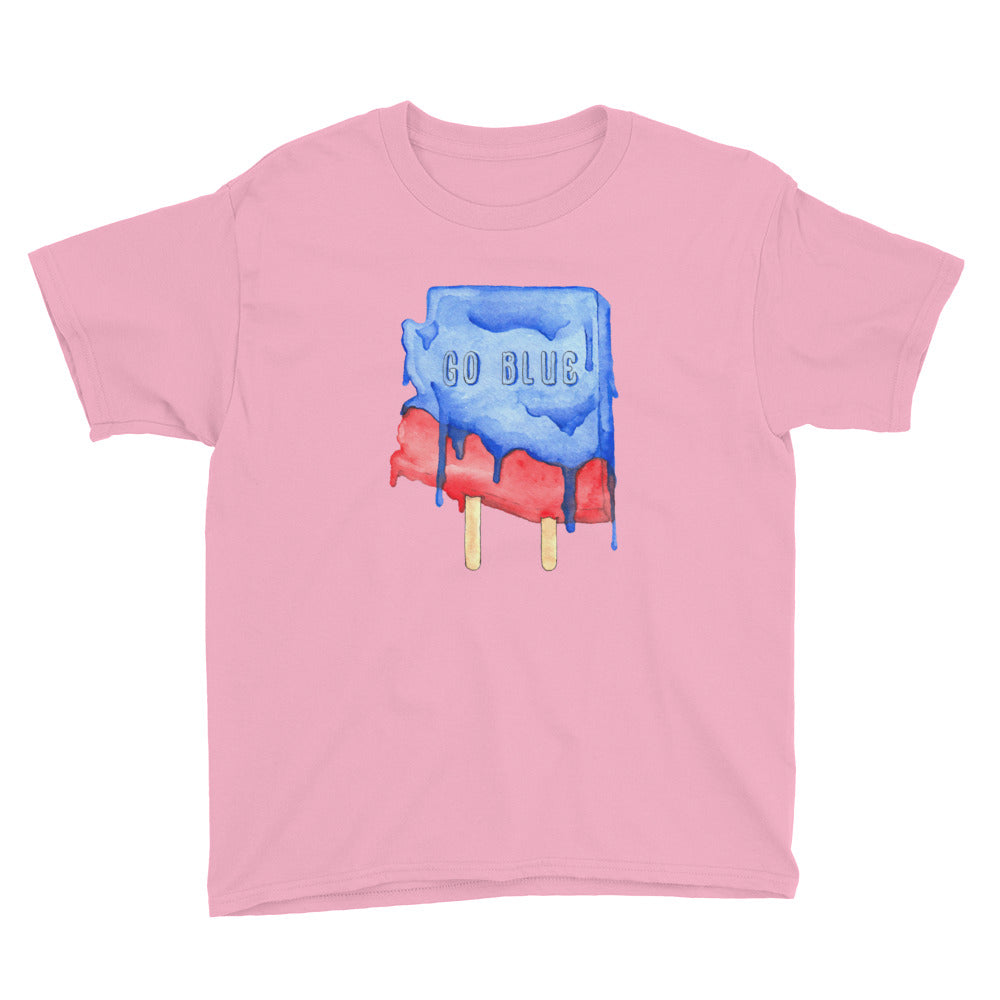 Go Blue Arizona Youth T-Shirt - Pink