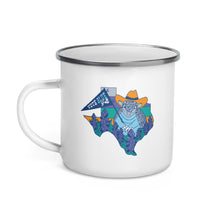 Load image into Gallery viewer, Vote Blue Y&#39;all! Enamel Mug by Gaby Fleming