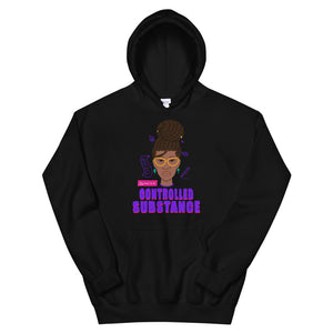 My Hair is a Controlled Substance Hoodie by Lafe Taylor