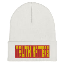 Load image into Gallery viewer, Truth Matters Cuffed Beanie by Juliette Bellocq