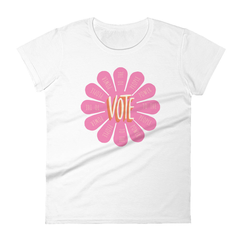 Flower Power Women's T-Shirt by Teresa Villegas