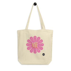 Flower Power Eco Tote Bag by Teresa Villegas
