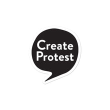 Load image into Gallery viewer, Create Protest Stickers - Black