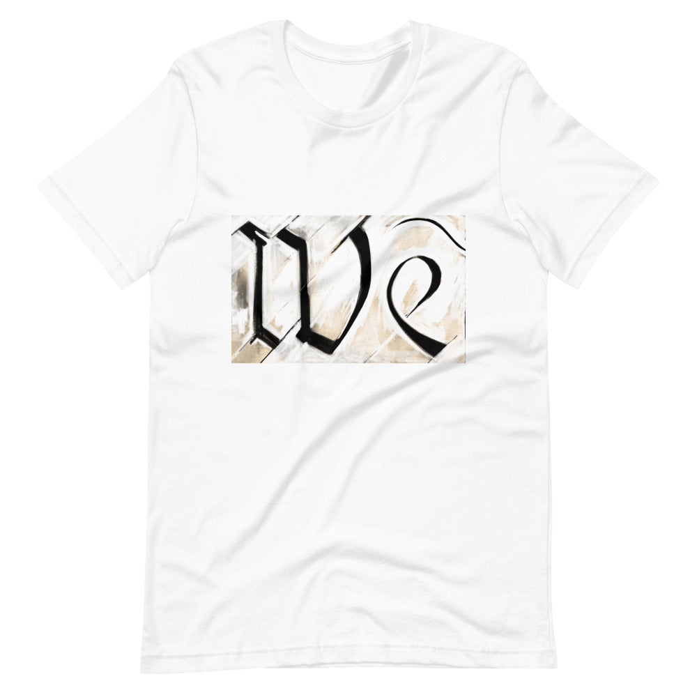 We T-Shirt by Stephen Glassman - White