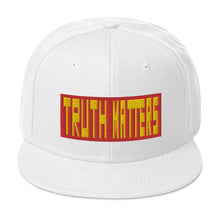 Load image into Gallery viewer, Truth Matters Snapback Hat by Juliette Bellocq