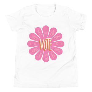Flower Power Youth T-Shirt by Teresa Villegas