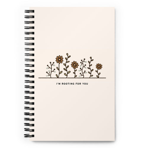 I'm Rooting for You Notebook by Emily Mulvey
