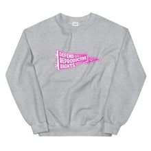 Load image into Gallery viewer, Defend Reproductive Rights Unisex Sweatshirt by Luz Rodriguez