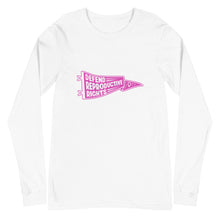Load image into Gallery viewer, Defend Reproductive Rights Unisex Long Sleeve Tee by Luz Rodriguez