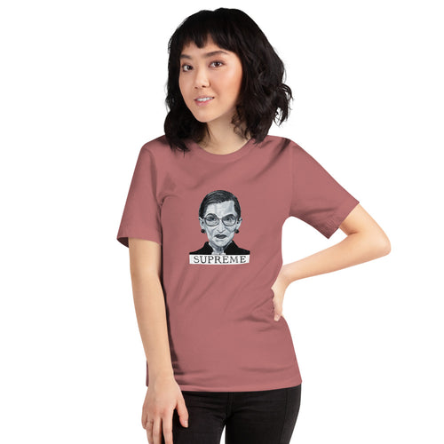 Supreme T-Shirt by Robbie Conal - Mauve