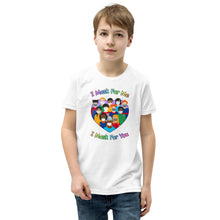 Load image into Gallery viewer, I Mask for Me, I Mask for You Youth T-Shirt by Melanie Green